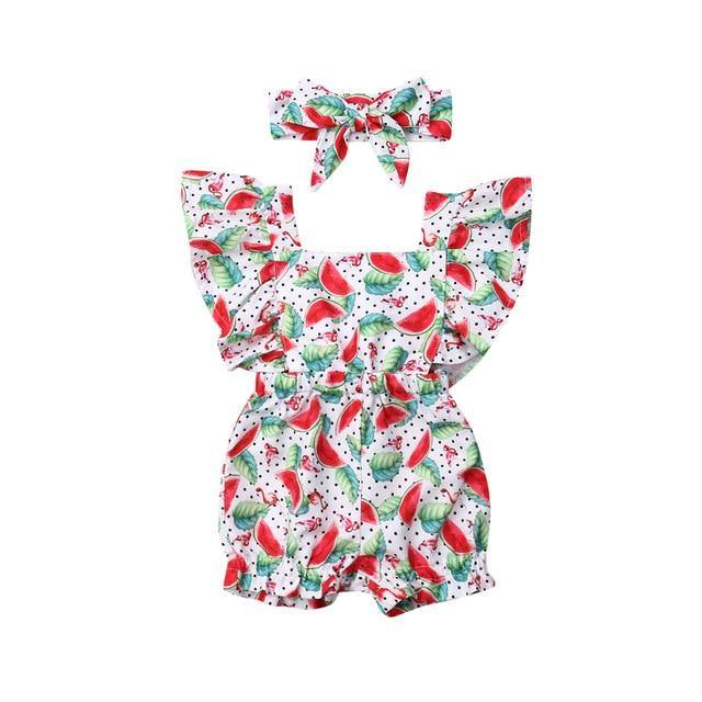 Summer Fun Ruffled Jumpsuit - 1Lovebaby