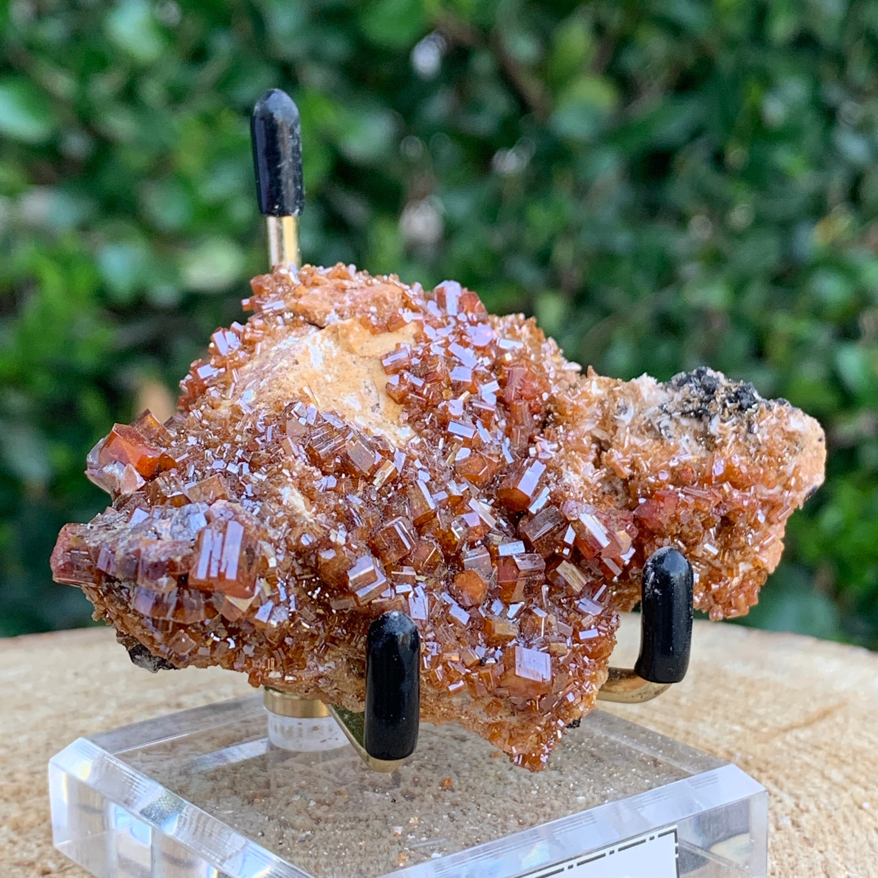 100g 7.5x5.5x3cm Red Vanadinite from Morocco