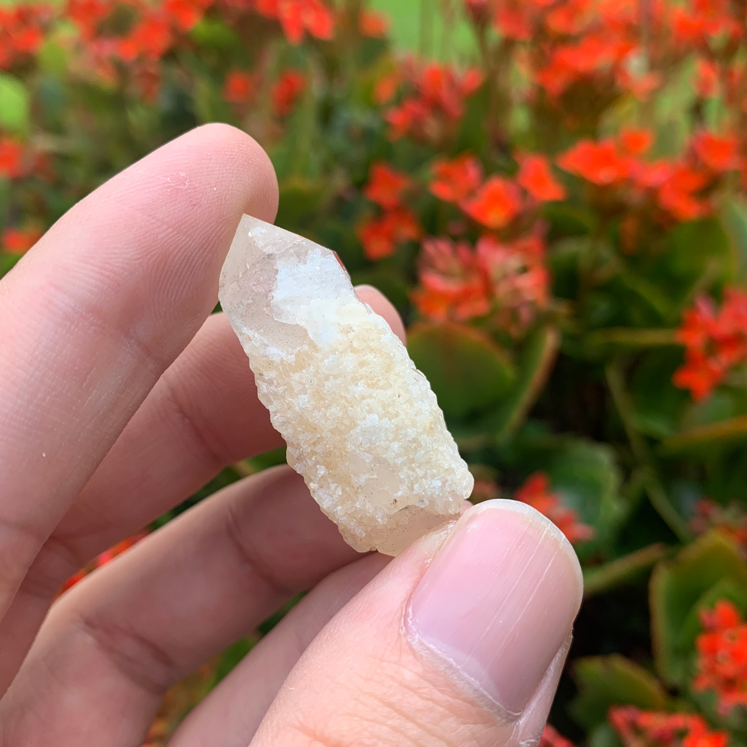 8g 4x2x2cm White Pineapple Quartz from Madagascar