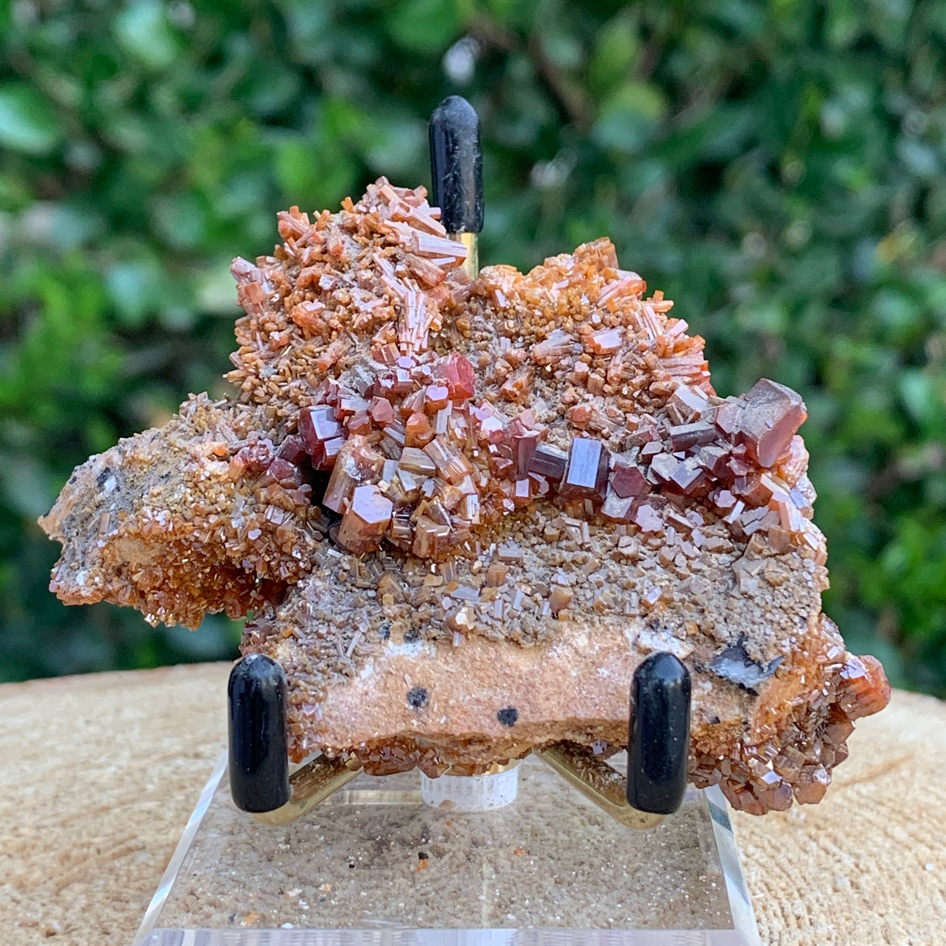 100g 7.5x5.5x3cm Red Vanadinite from Morocco