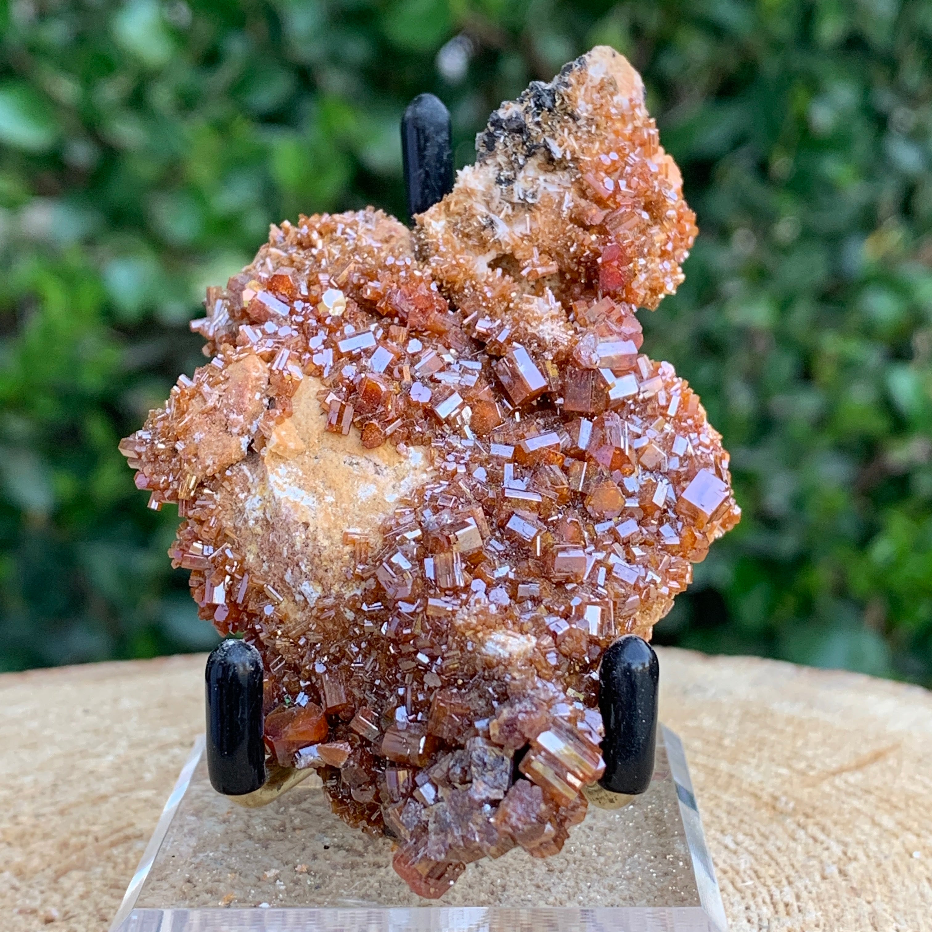 100g 7.5x5.5x3cm Red Vanadinite from Morocco