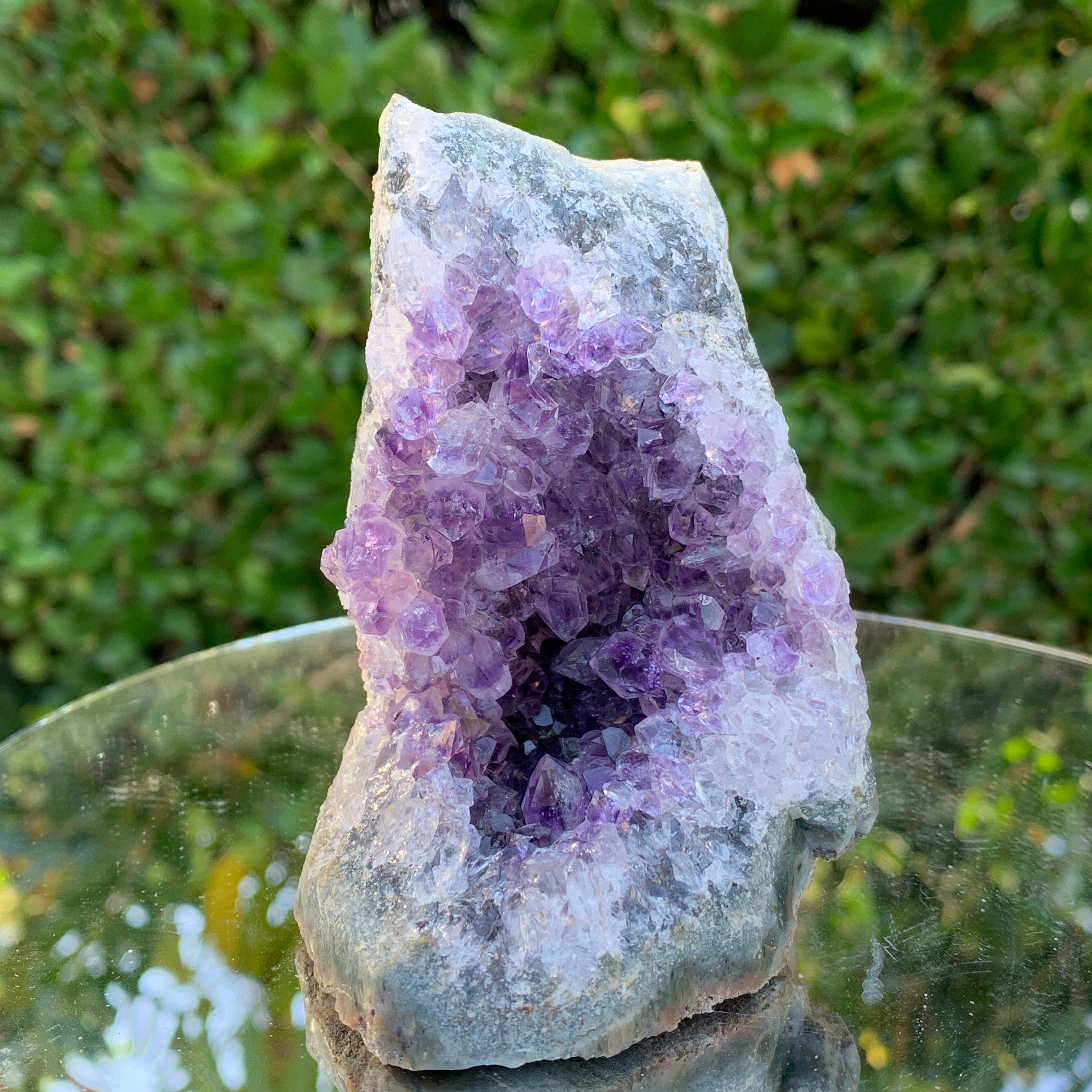 352g 10x7x7cm Purple Amethyst Cluster Cut Base from Brazil