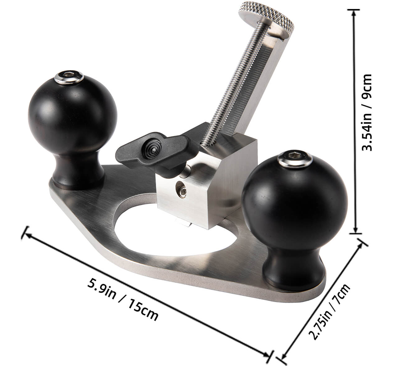 Router Plane Size