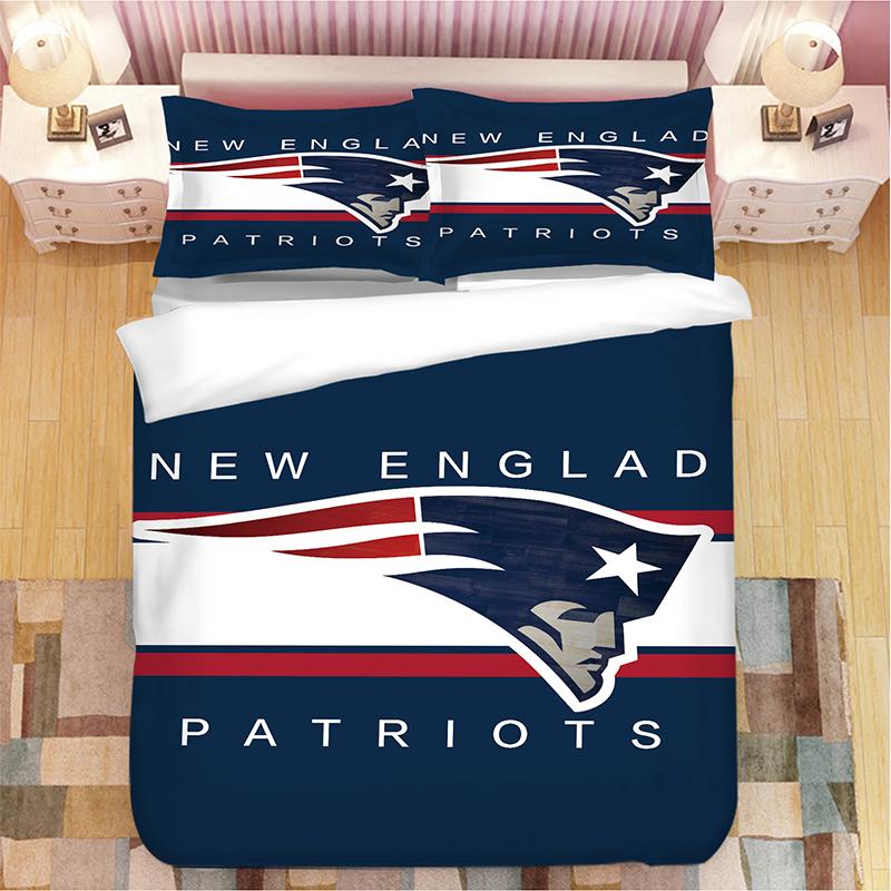New England Patriots NFL #22 Duvet Cover Quilt Cover Pillowcase Bedding Set Bed Linen Home Bedroom Decor