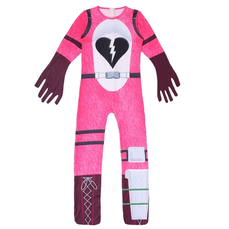 Fortnite Cuddle Team Leader Bear Cosplay Costume Halloween Zentai