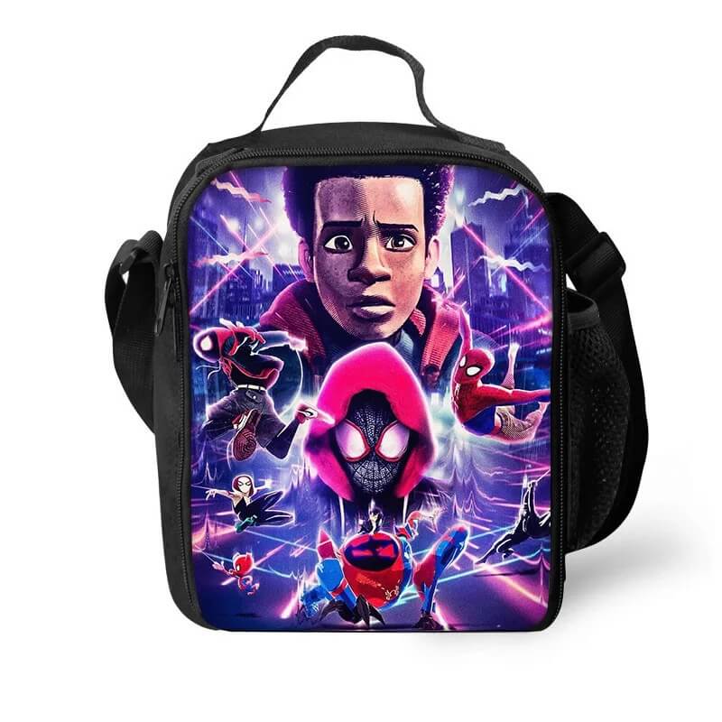 Spider Man Into the SpiderVerse Miles Morales 5 Lunch Box Bag Lunch