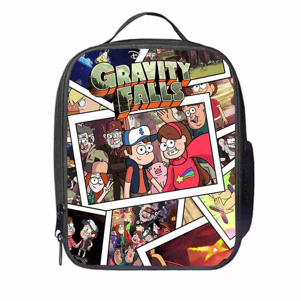 Gravity Falls Dipper Mabel Pines 13 Lunch Box Bag Lunch Tote For Kids GetLoveMall cheap