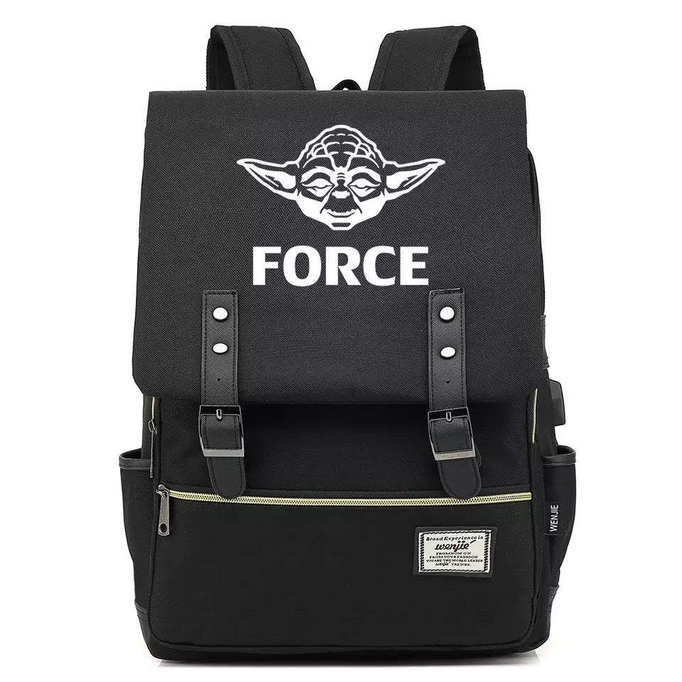 Star Wars The Mandalorian Baby Yoda 5 Cosplay Canvas Travel Backpack
