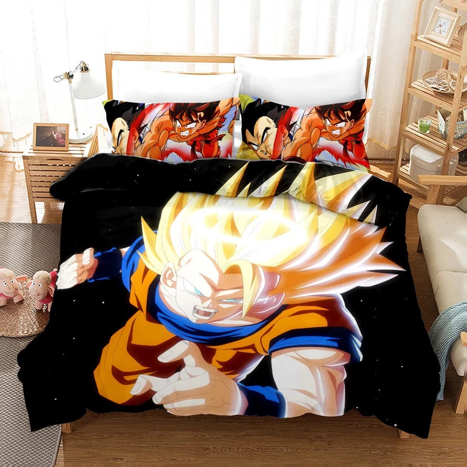 Dragon Ball Goku #4 Bedding Set Duvet Cover Pillowcase Bedroom Set Bed ...