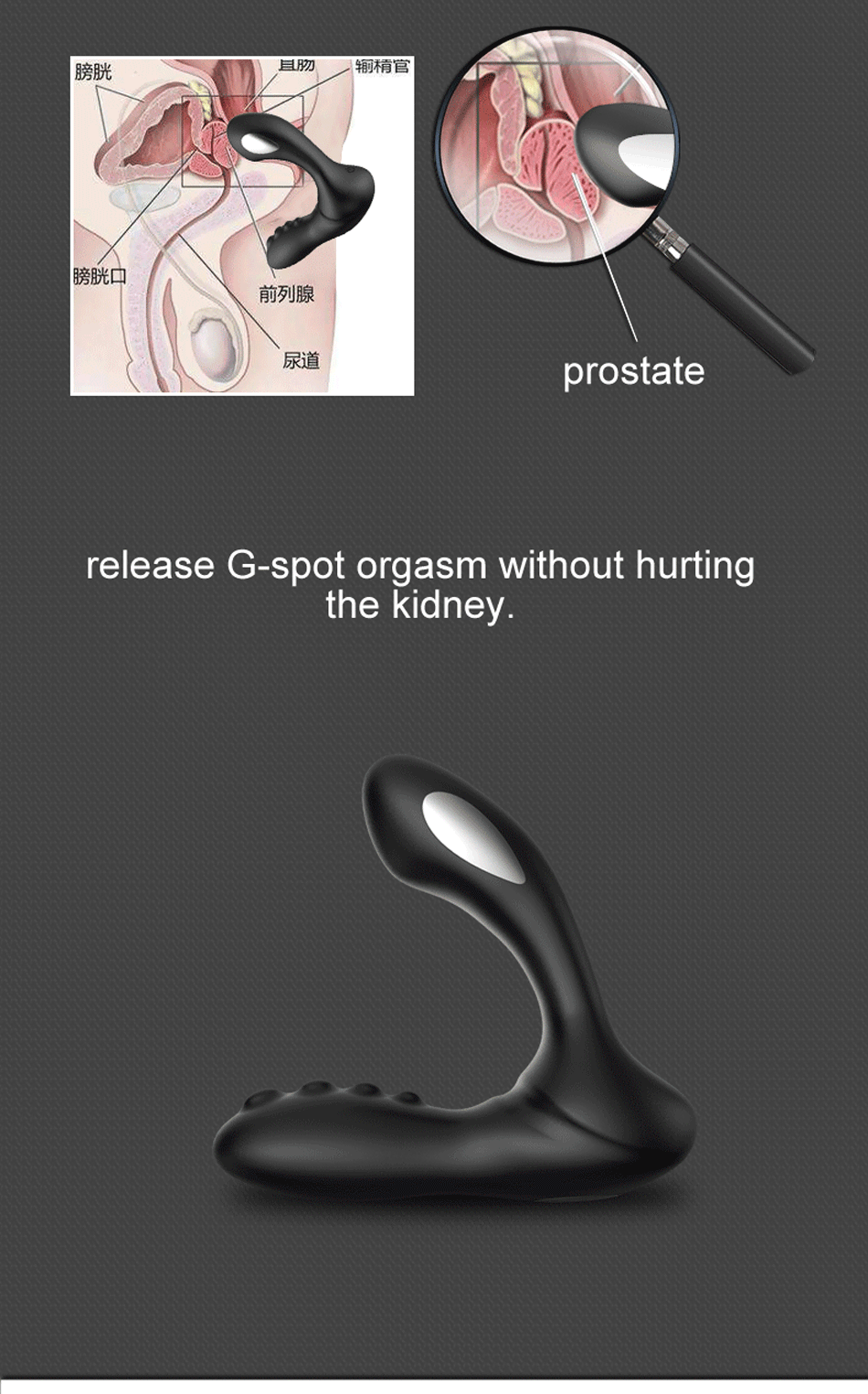 Electric Shock Prostate Massager Sex Toys