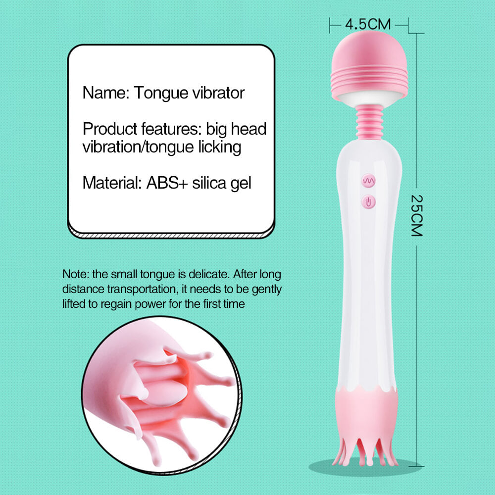 Vagina AV Stick Vibrator Clitoris Tongue