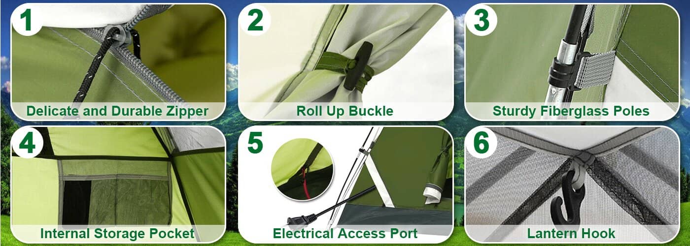 More details about ayamaya backpack tent