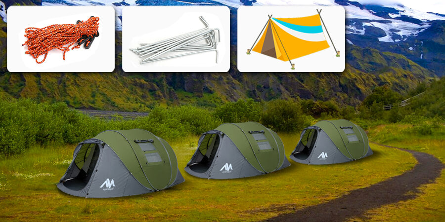 Ayamaya pop up tents with features