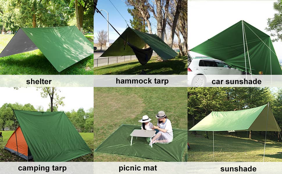camping tarp for hammock, picnic