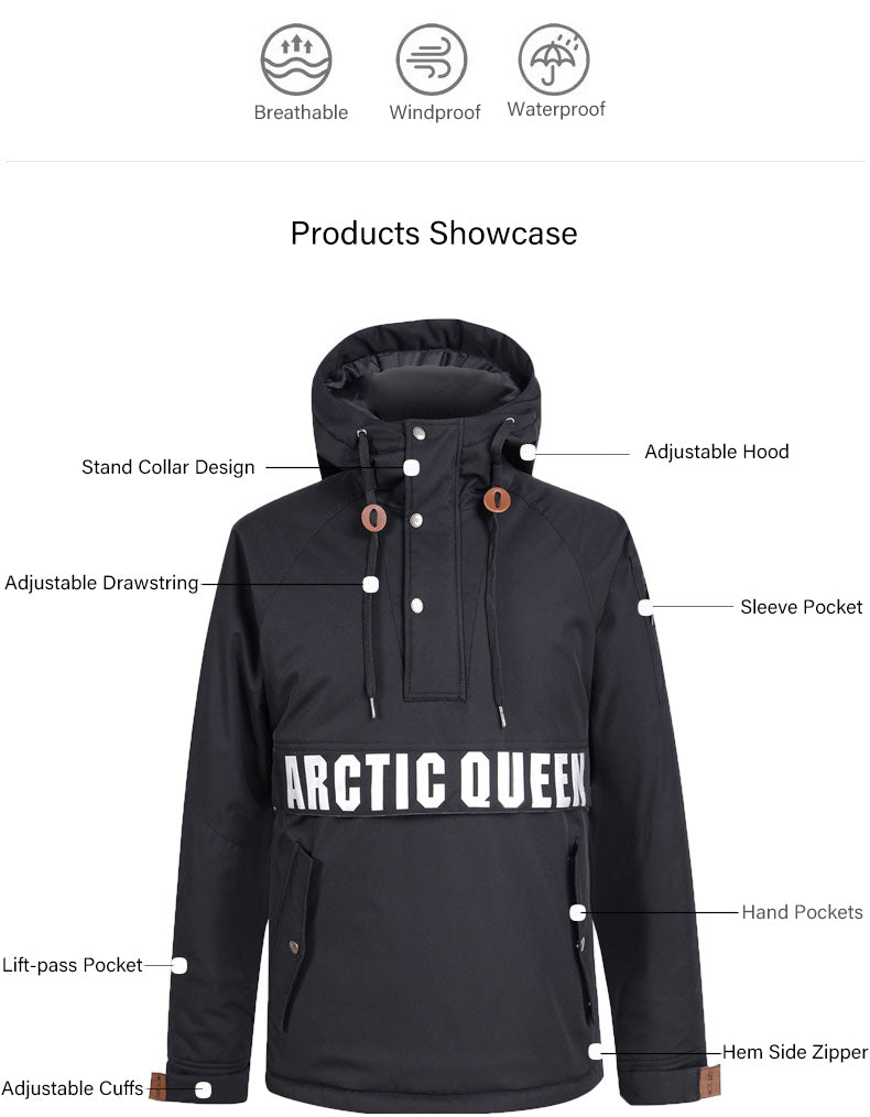 Women's Arctic Queen Volta Outdoor Snowboard Hoodie