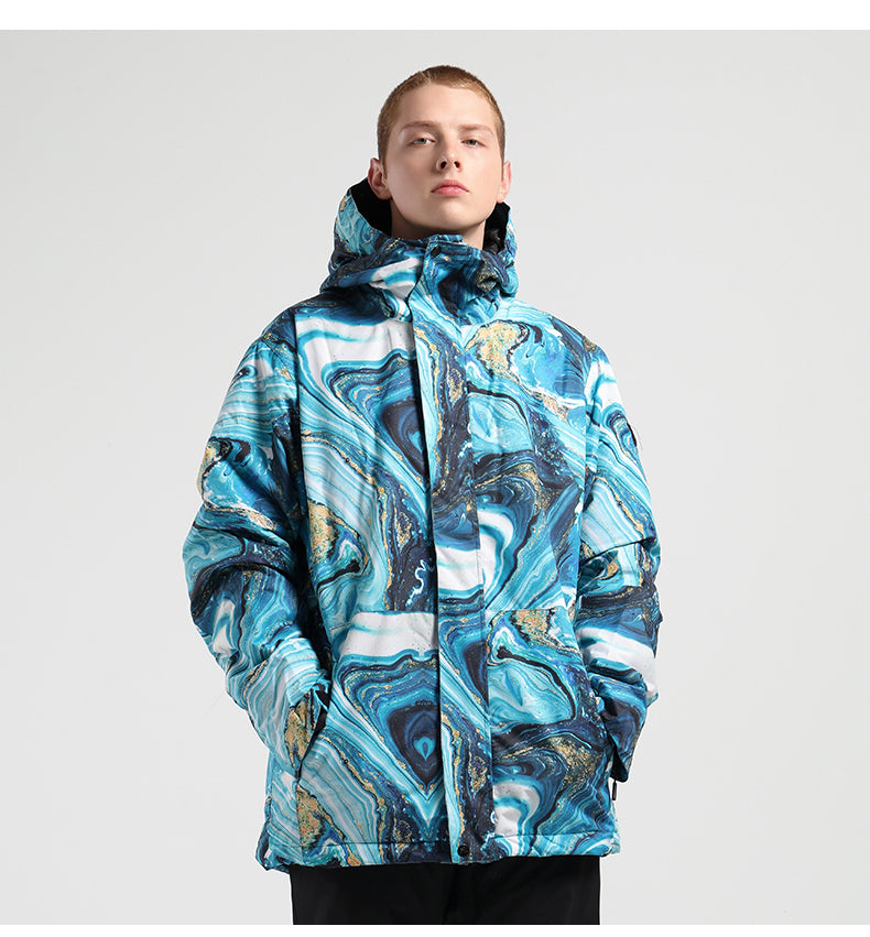 Men's SMN Winter Mountain Snow Shred Freestyle Ski Snowboard Jacket