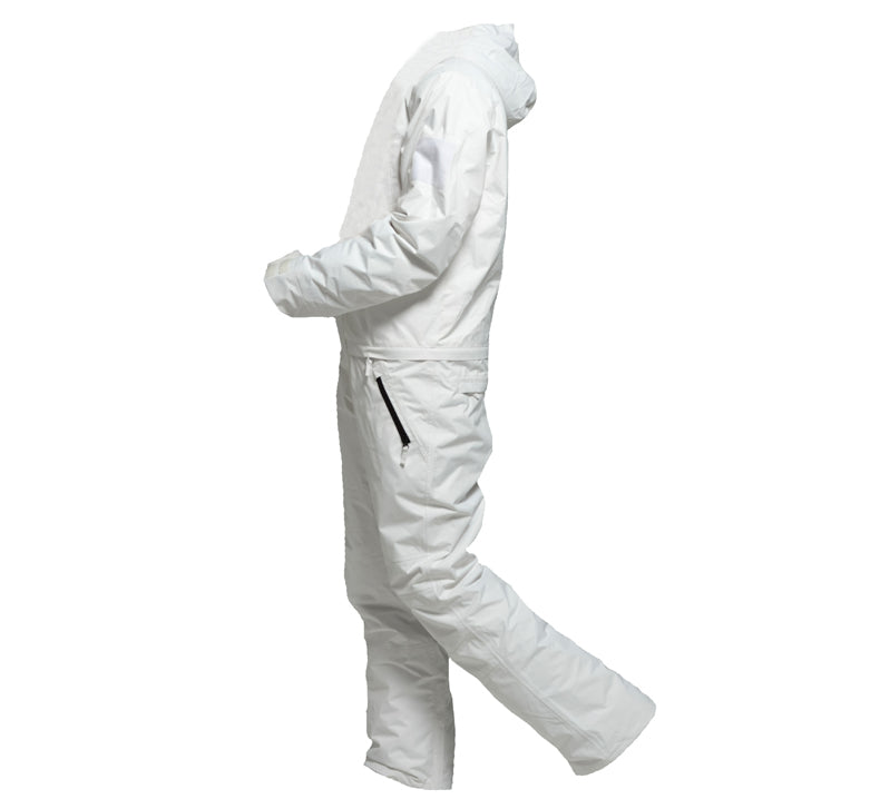 Men's Northfeel Hygge One Piece White Snowuits Ski Jumpsuits