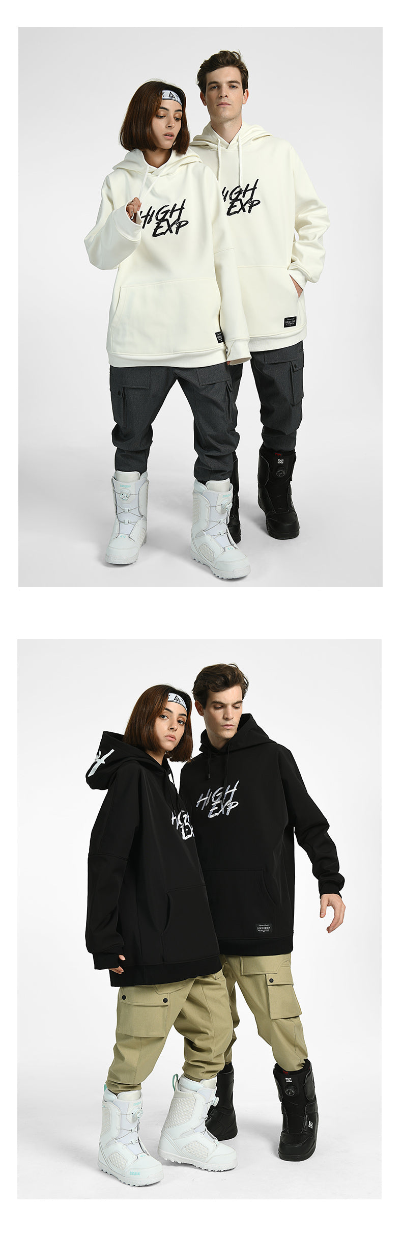 Men's Unisex High Experience Sillage Spring Fleece Outdoor Hoodie
