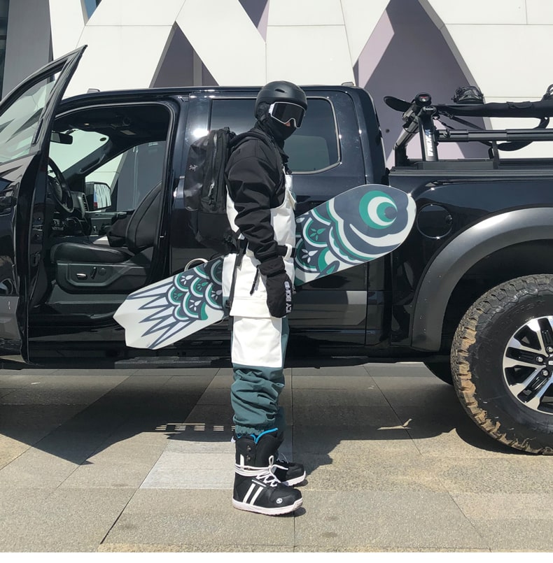 Men's Unisex North White Winter Dream Ski Pants Snow Bibs