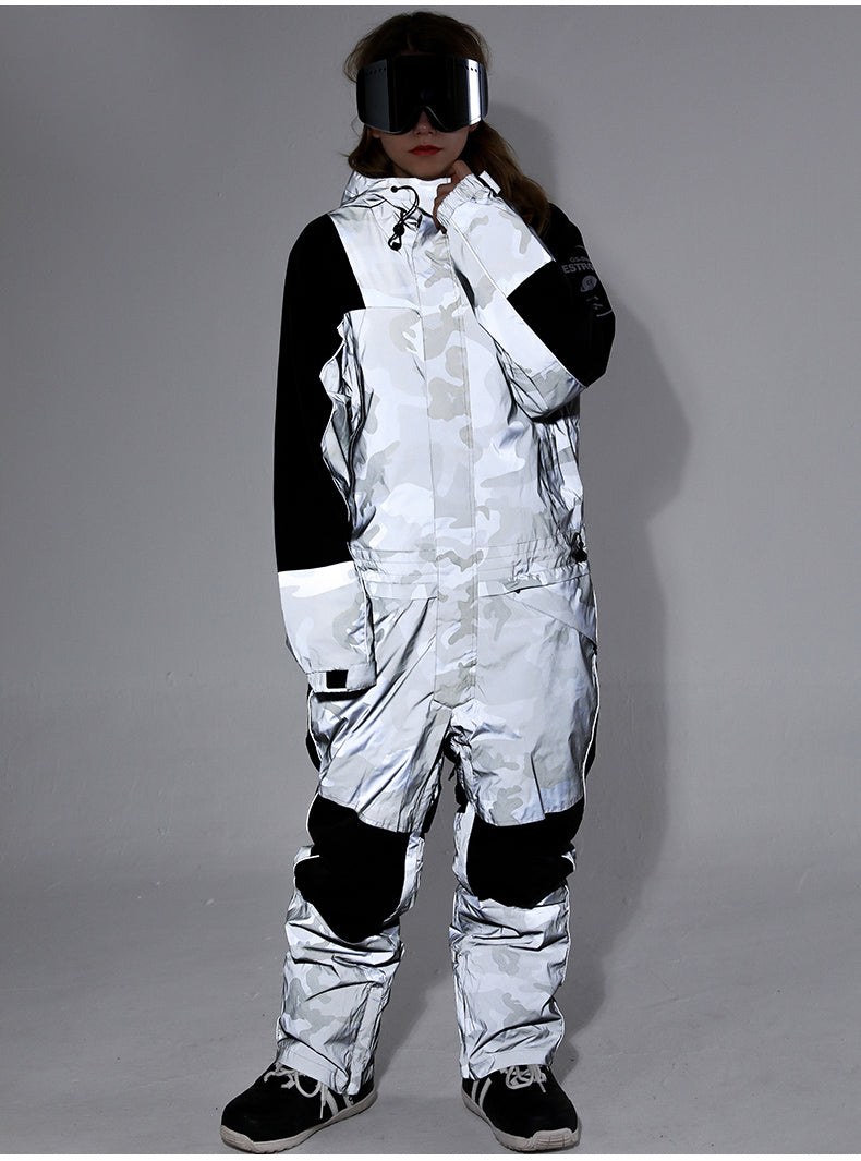 Mountain Destroyer Snowshredding One Piece Ski Suits Winter Snowsuits