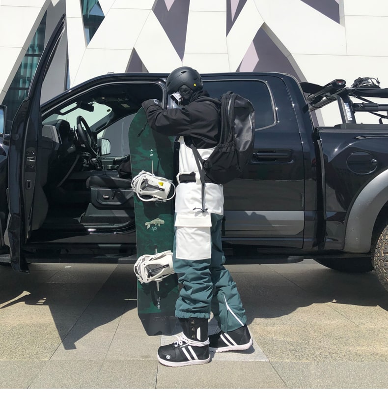 Men's Unisex North White Winter Dream Ski Pants Snow Bibs