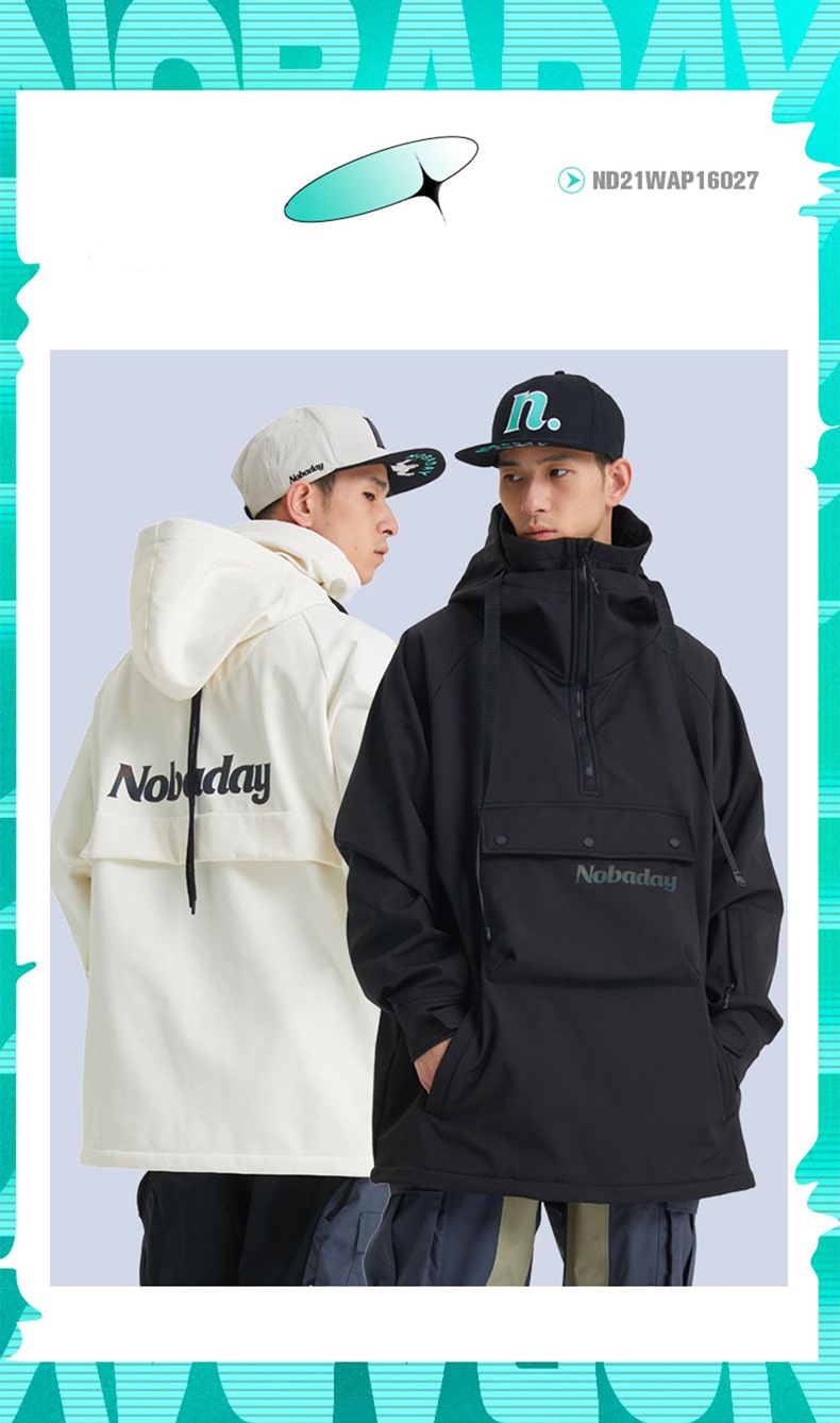 Chaqueta de snowboard tipo anorak Nobaday Mountain Warrior