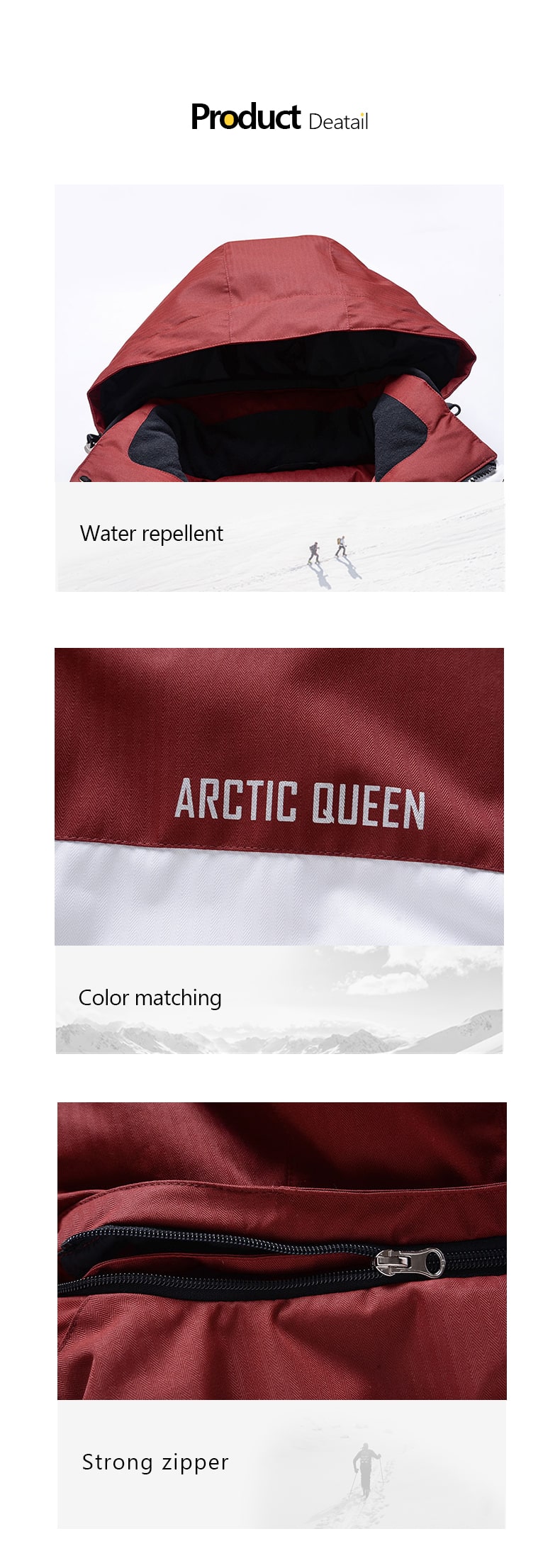 Women's Arctic Queen All Weather Winter Sports Waterproof Ski Jacket