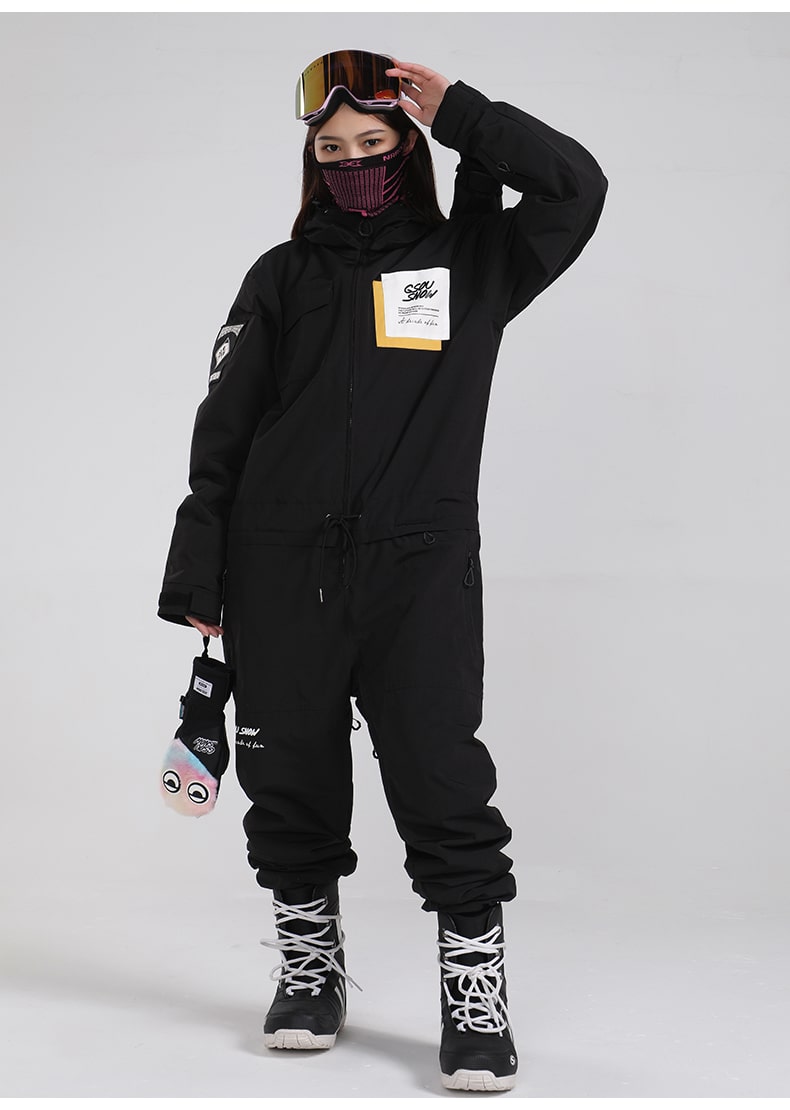 Women's Gsou Snow Bridget Glimmer Light One Piece Snowsuits Ski Jumpsuit