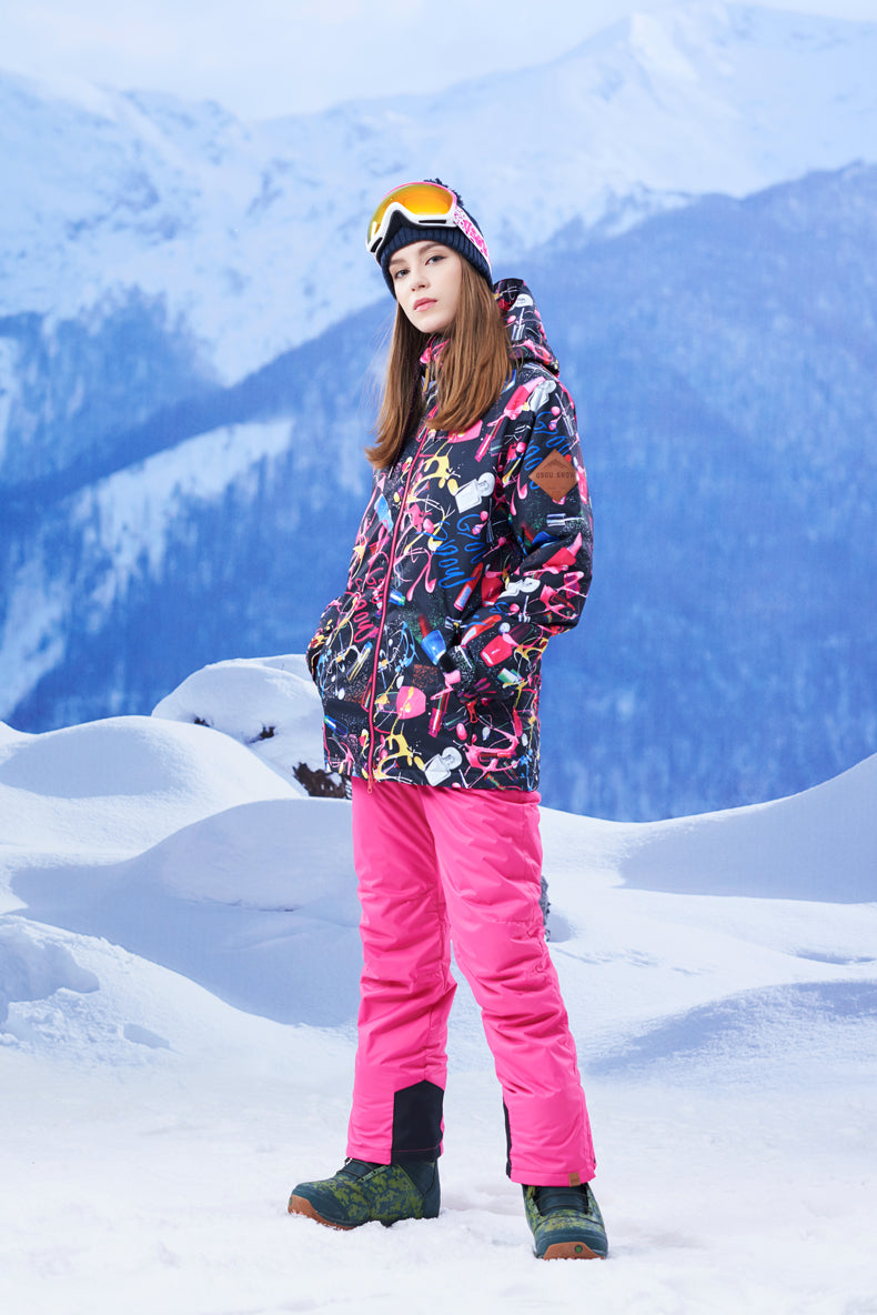 Women's Gsou Snow 10k Xmas Perfume Snowboard Jacket