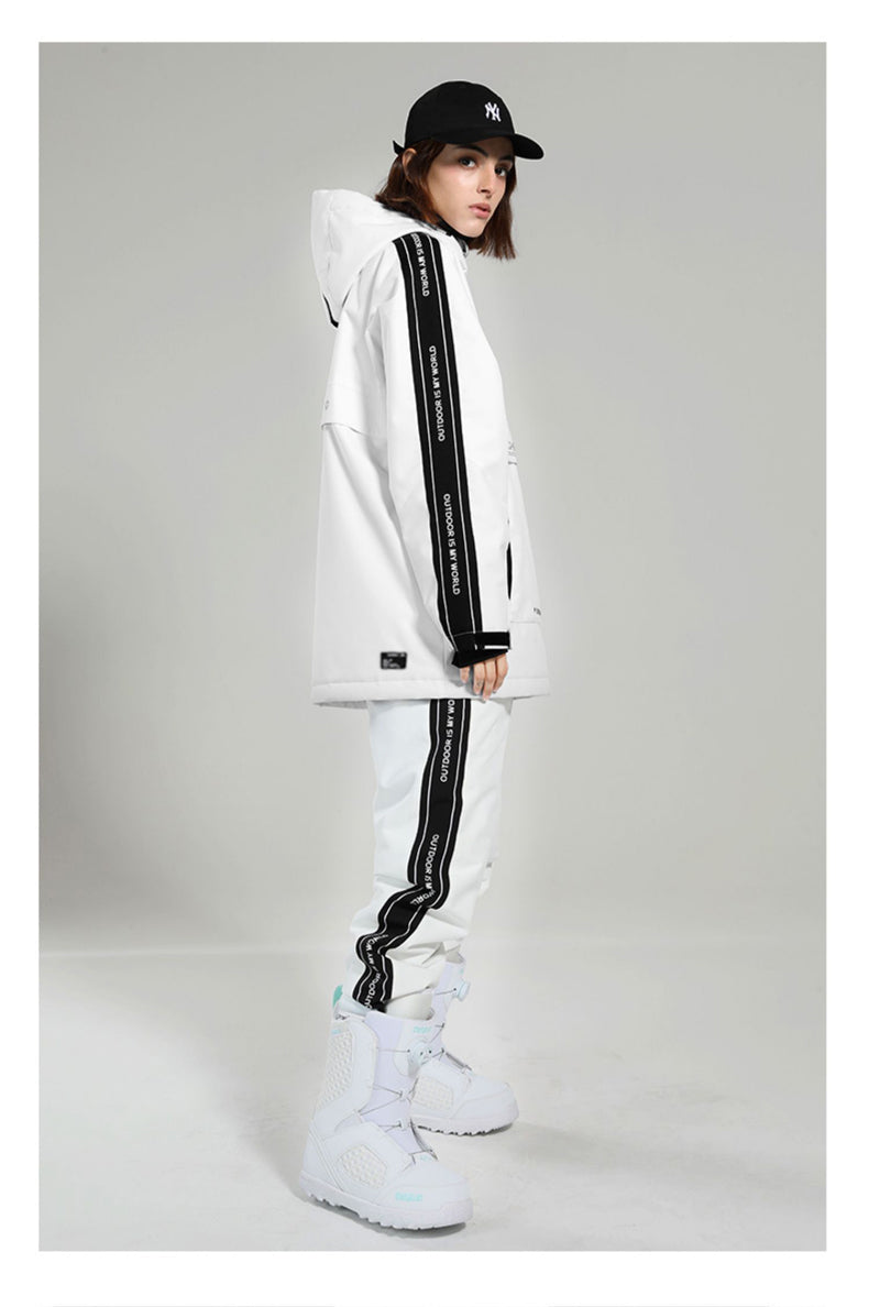 Women's High Experience Crinkle Winter Insulated Outdoor Snow Pants