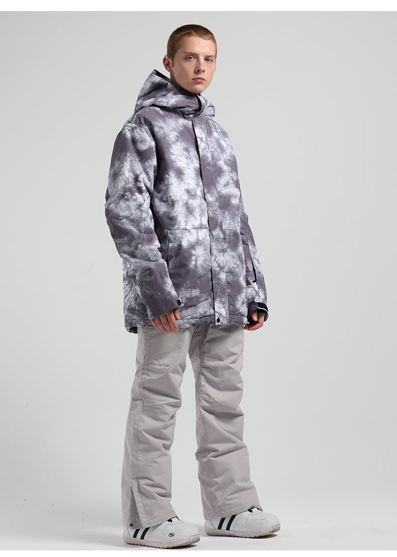 Men's SMN Winter Mountain Snow Shred Freestyle Two Piece Snowsuit