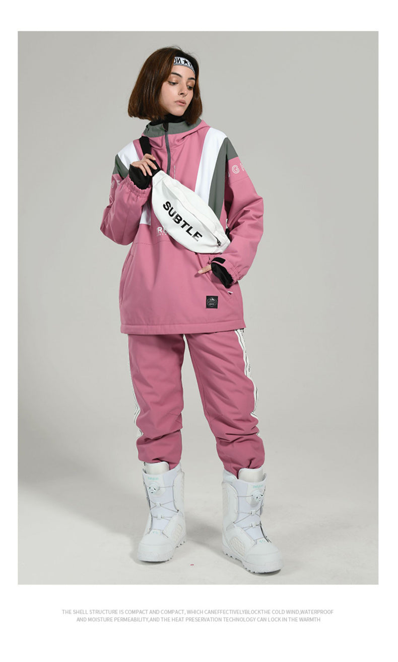 Women's High Experience Crinkle Winter Insulated Outdoor Snow Pants