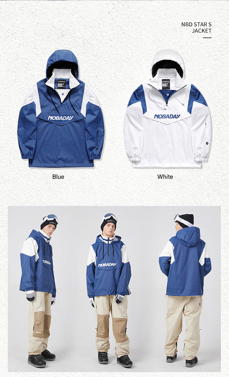 Men's Unisex Nobaday X-Sumer Star-S Anorak Snow Jacket