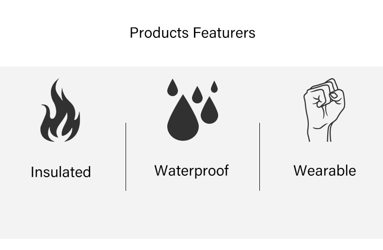 Womens Unisex High Experience Volta Leather Snow Mittens Ski Gloves