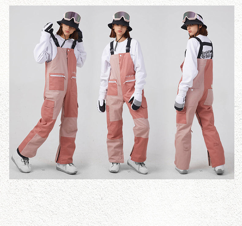 Men's Nobaday Cargo Boro Ski Pants Snow Bibs