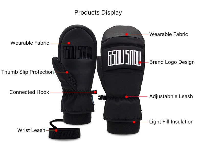 Women's Gsou Snow Winter Discover All Weather Snow Mittens