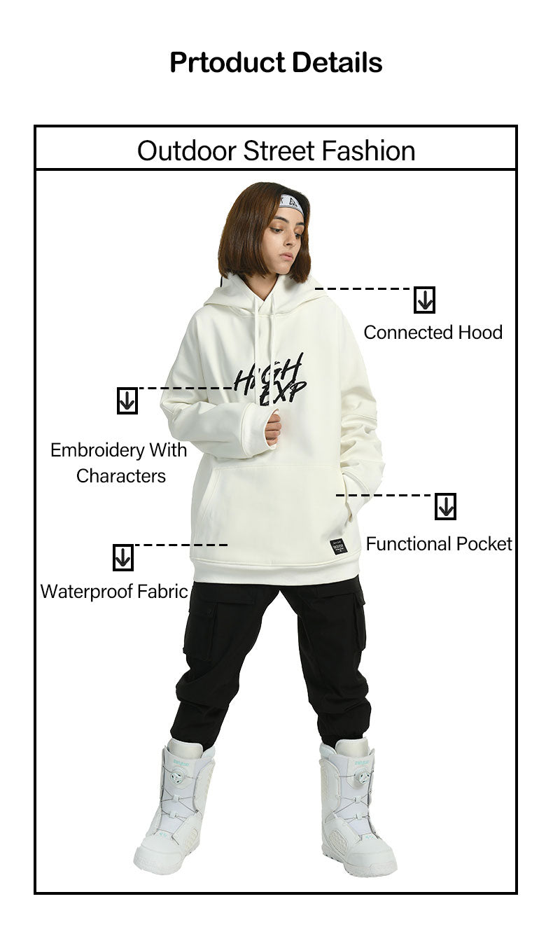 Men's Unisex High Experience Sillage Spring Fleece Outdoor Hoodie