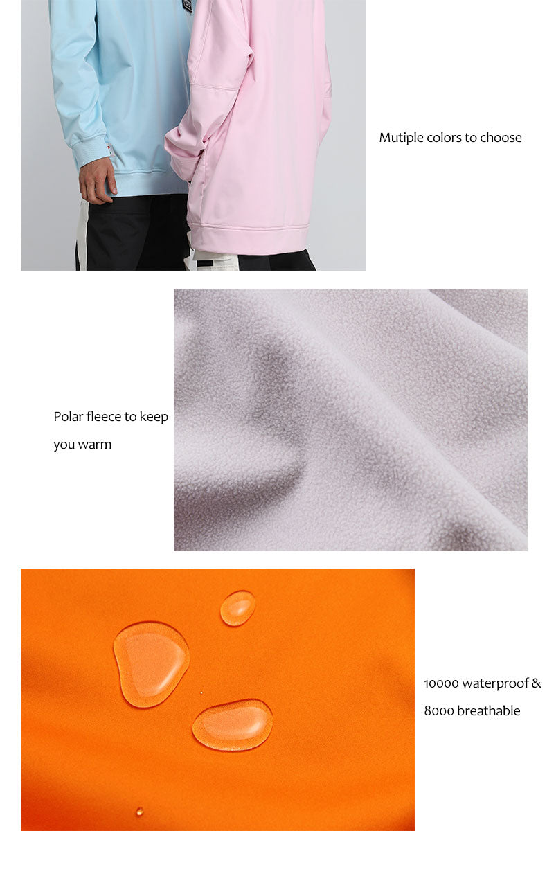Men's Unisex Cosone Olivine Soft Shell Outdoor Sweatshirt