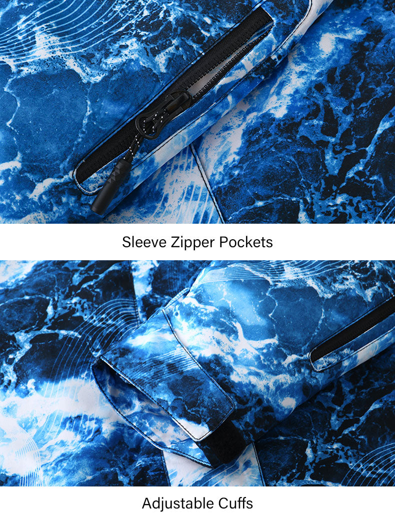 Women's SMN Great Ocean Blue Waterproof Winter Ski Jacket