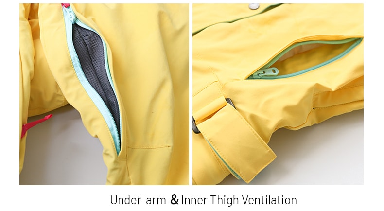 Women's Blue Magic Winter Chic Full Body One Piece Ski Jumpsuit Snowsuits