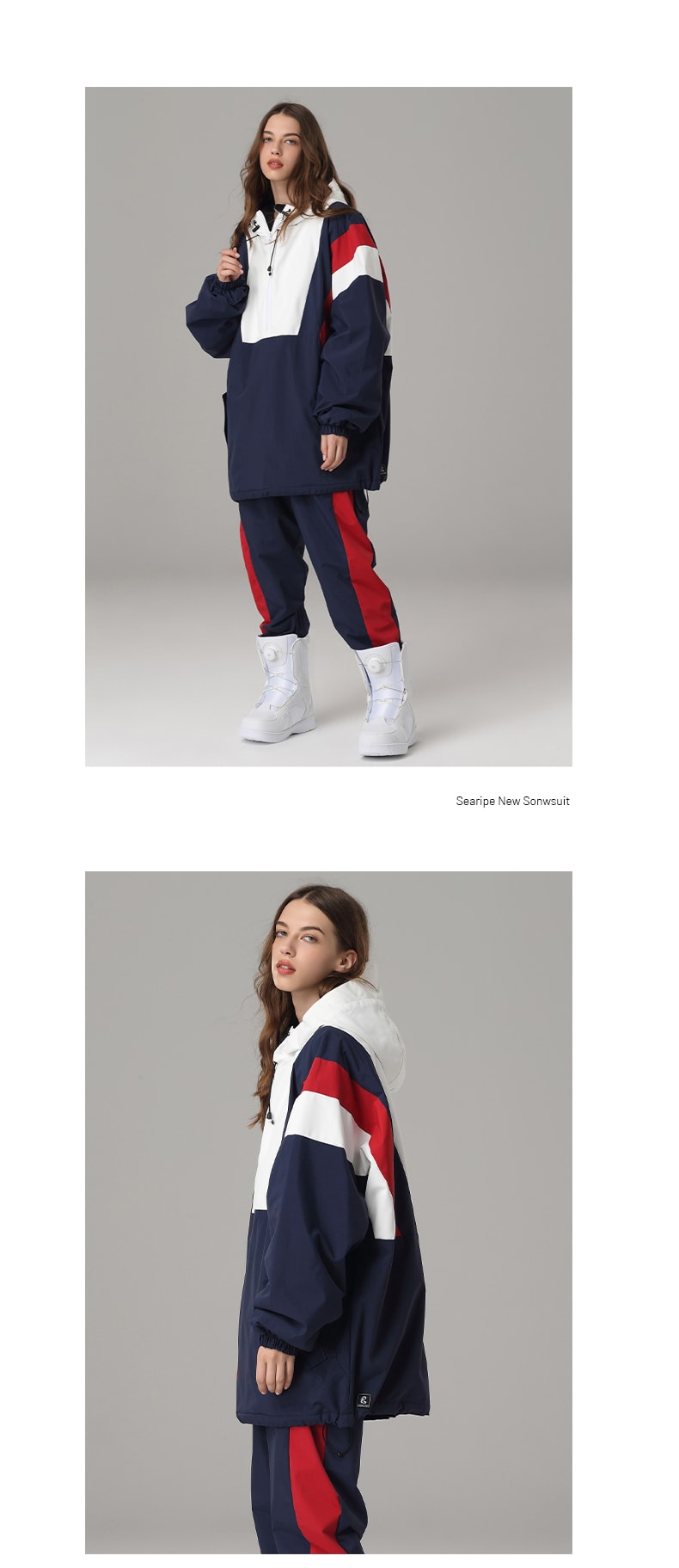 Women's Searipe Unisex Dope Star Street Fashion Outdoor Jacket Pants Set