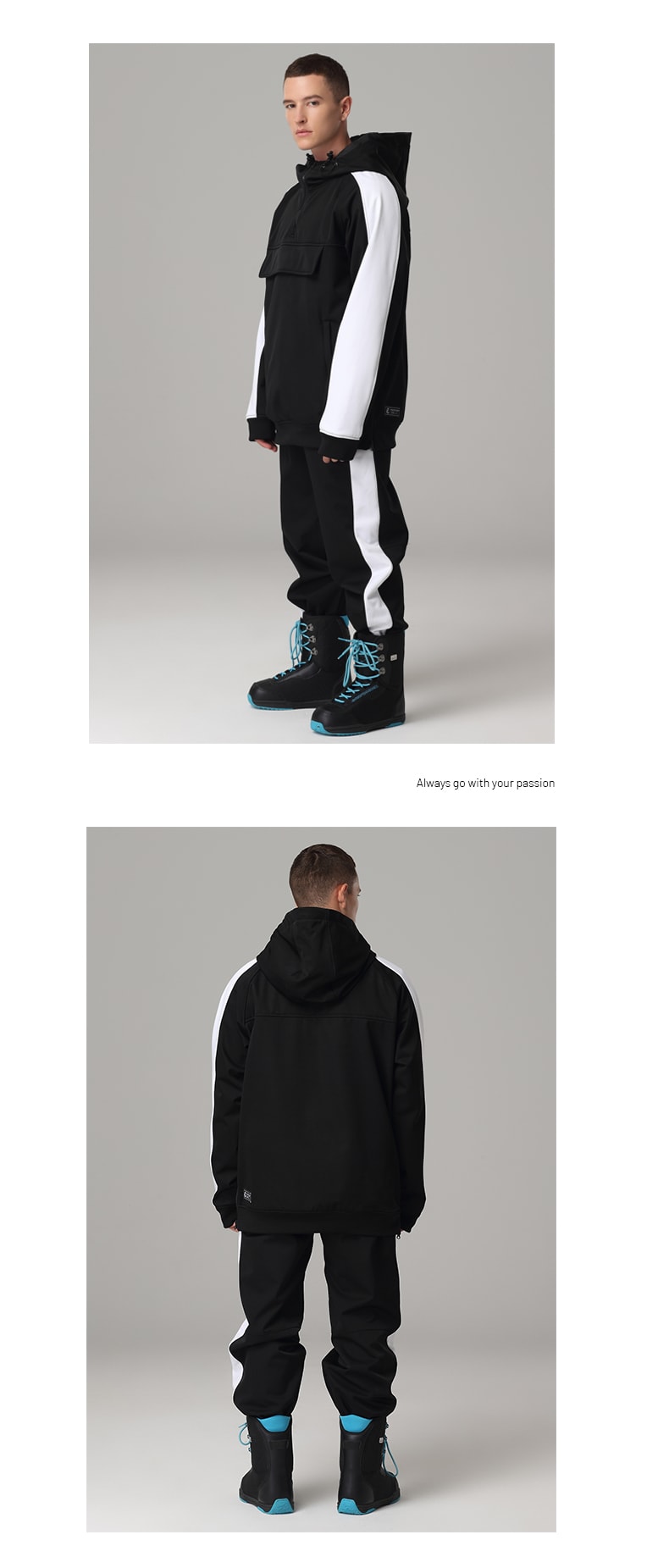 Men's Searipe Unisex Urban Lifestyle Winter All Weather Snowsuits Jacket & Pants Set