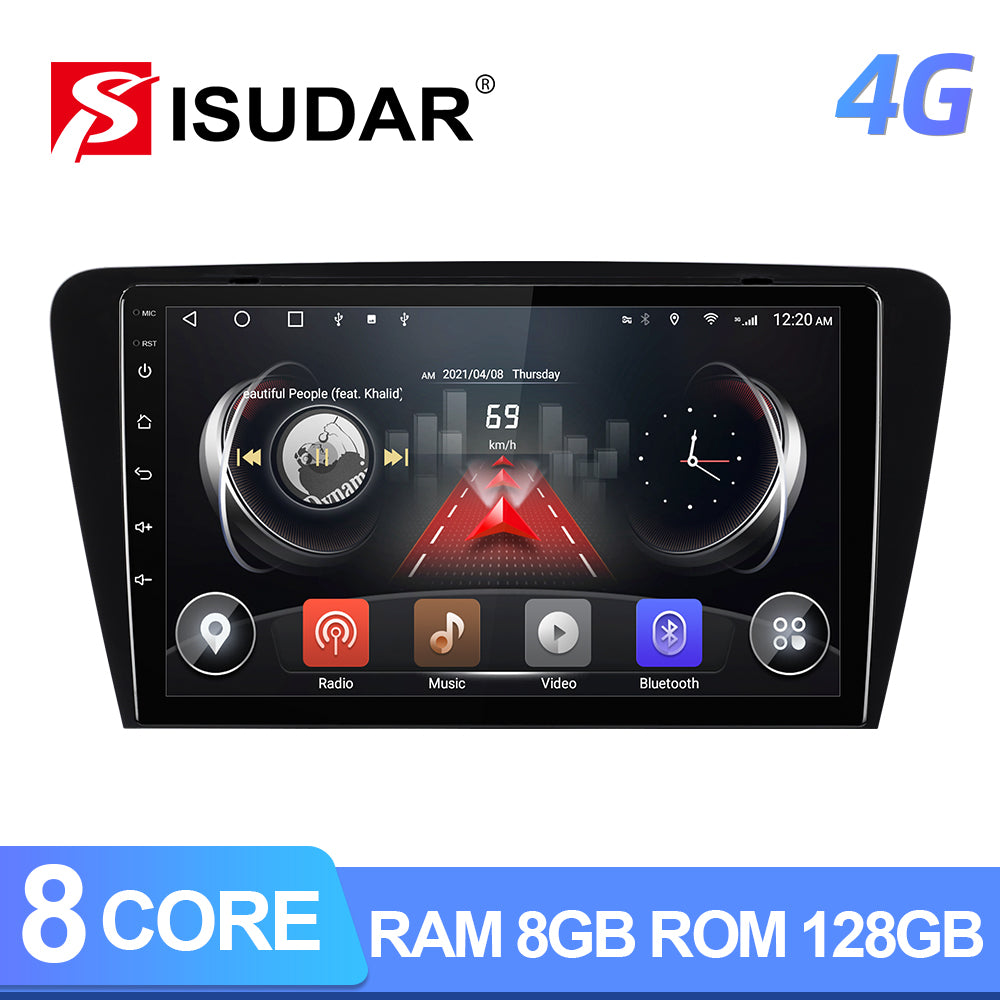 T72 Car Radio For Skoda Octavia 2014