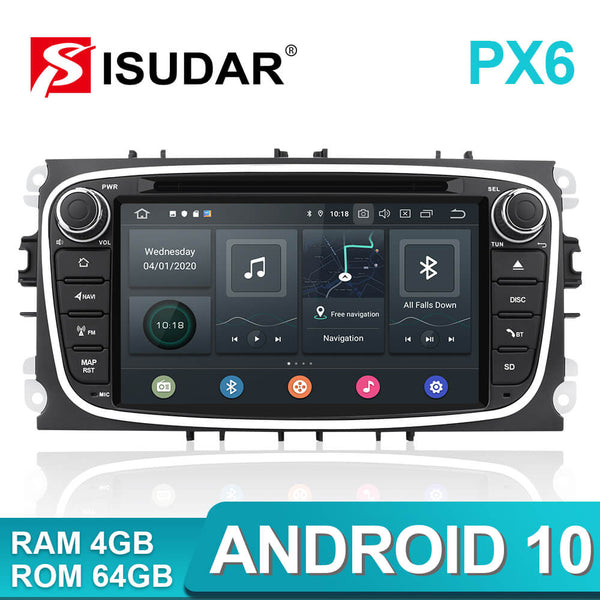 PX6 Android 10 Auto radio for ford focus