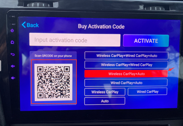 T72 wireless carplay and android auto car radio