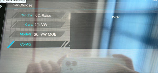 auto radio for golf 7 canbus model