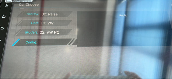 Isudar t72 car radio for passat b6