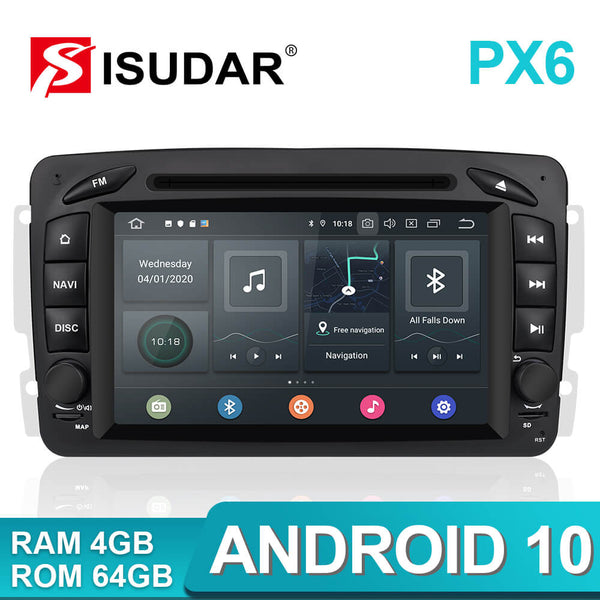Android 9.0 Autoradio CD GPS Mercedes BENZ C200 W203 CLK W209 Viano Vito W463 
