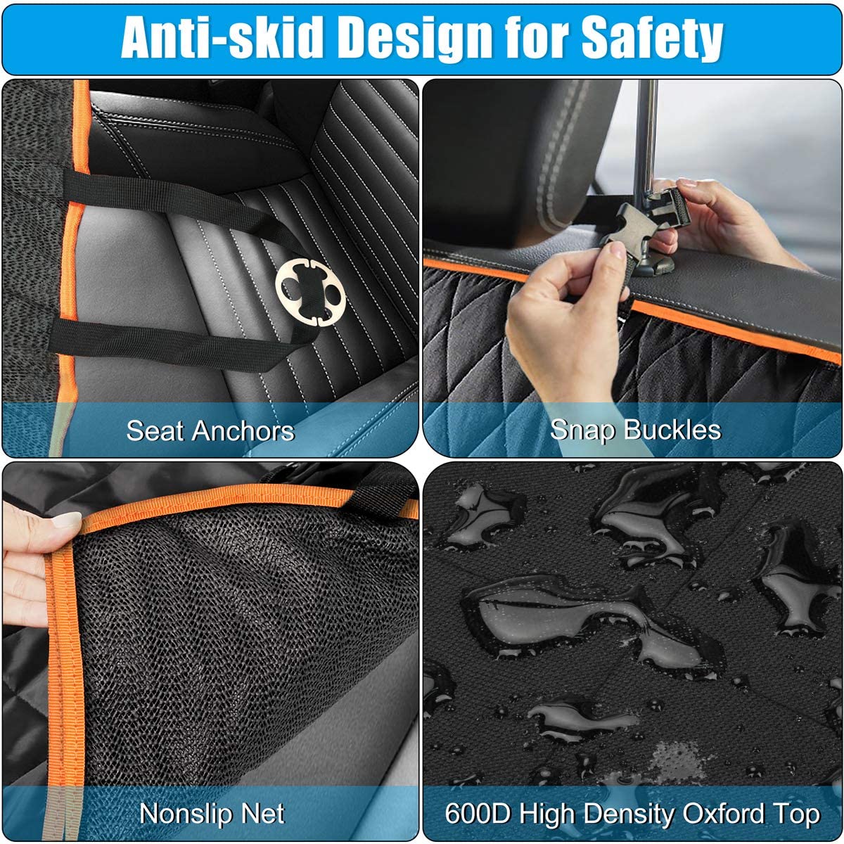 ??Dog Seat Cover, Back Seat Cover, Waterproof Dog Hammock, Scratchproof Pet Seat