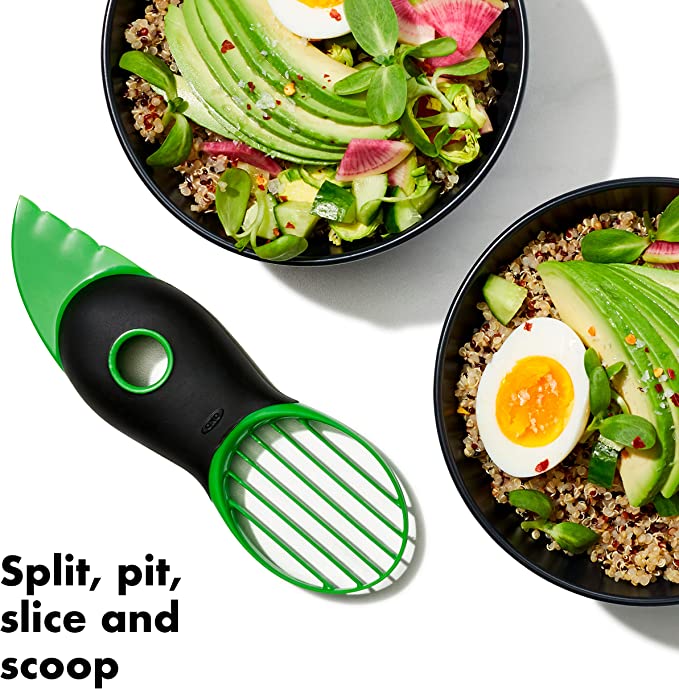 3-in-1 Avocado Slicer - Green #ns23 _mkpt